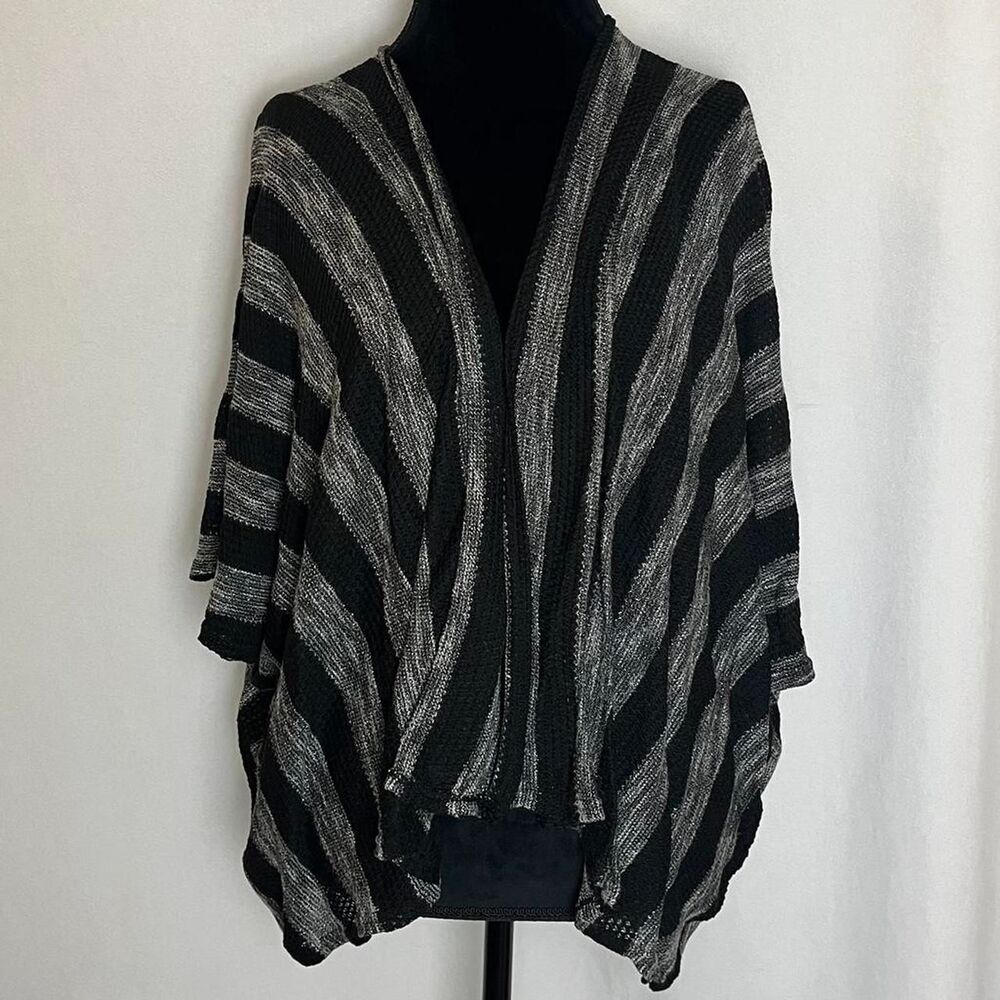 Steve-madden Women's Black and Grey Cardigan
